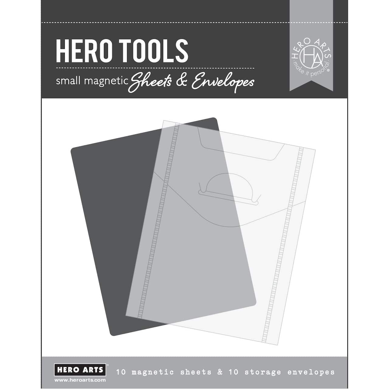Hero Arts® Magnetic Small Sheets & Storage Envelopes, 10ct.
